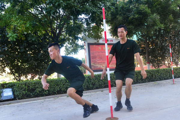 武警忻州支队灵活方法提升体能训练质量